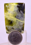 3.8cms SERPENTINE CABOCHON PERU MINERAL SPECIMEN JEWELRY PENDAT BB414