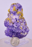 7cms COQUIMBITE COPIATITE CRYSTALS PERU MINERAL SPECIMEN UB371
