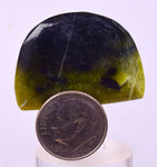 3.2cms SERPENTINE CABOCHON PERU MINERAL SPECIMEN JEWELRY PENDAT BB417
