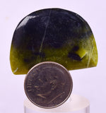 3.2cms SERPENTINE CABOCHON PERU MINERAL SPECIMEN JEWELRY PENDAT BB417