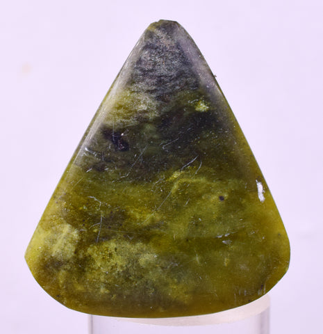 3.9cms SERPENTINE CABOCHON PERU MINERAL SPECIMEN JEWELRY PENDAT BB418