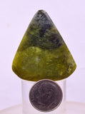 3.9cms SERPENTINE CABOCHON PERU MINERAL SPECIMEN JEWELRY PENDAT BB418