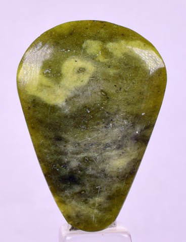 3.6cms SERPENTINE CABOCHON PERU MINERAL SPECIMEN JEWELRY PENDAT BB420