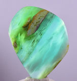 115cts GEM BLUE OPAL SCENIC TUMBLED PERU SEASCAPE JEWELRY BB479