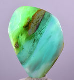 115cts GEM BLUE OPAL SCENIC TUMBLED PERU SEASCAPE JEWELRY BB479