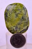 3.7cms SERPENTINE CABOCHON PERU MINERAL SPECIMEN JEWELRY PENDAT BB421