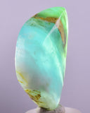 115cts GEM BLUE OPAL SCENIC TUMBLED PERU SEASCAPE JEWELRY BB479