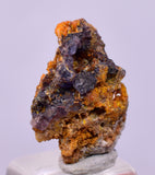 1.5cms GEM WULFENITE FLUORITE MIMETITE CRYSTALS ALAMO ARIZONA USA MINERAL YB67