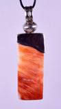 PENDANT  SPINY OYSTER SHELL SILVER 950 CABOCHON PERU JEWELRY JB33