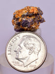1.4cms GEM WULFENITE FLUORITE MIMETITE CRYSTALS ALAMO ARIZONA USA MINERAL YB68
