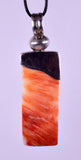 PENDANT  SPINY OYSTER SHELL SILVER 950 CABOCHON PERU JEWELRY JB33