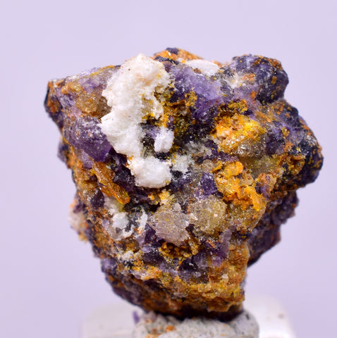 1.4cms GEM WULFENITE FLUORITE MIMETITE CRYSTALS ALAMO ARIZONA USA MINERAL YB69