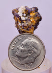 1.4cms GEM WULFENITE FLUORITE MIMETITE CRYSTALS ALAMO ARIZONA USA MINERAL YB69