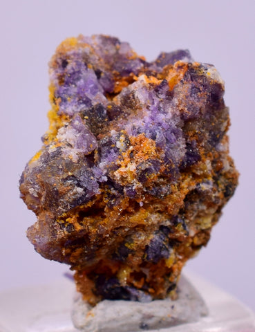 1.3cms GEM WULFENITE FLUORITE MIMETITE CRYSTALS ALAMO ARIZONA USA MINERAL YB70