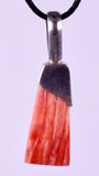 PENDANT  SPINY OYSTER SHELL SILVER 950 CABOCHON PERU JEWELRY JB35