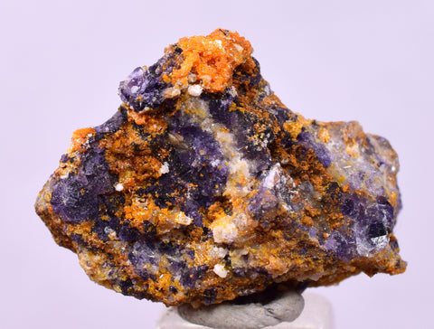 2.4cms GEM WULFENITE FLUORITE MIMETITE CRYSTALS ALAMO ARIZONA USA MINERAL YB76