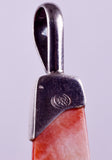 PENDANT  SPINY OYSTER SHELL SILVER 950 CABOCHON PERU JEWELRY JB37