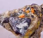 4.7cms GEM WULFENITE FLUORITE MIMETITE CRYSTALS ALAMO ARIZONA USA MINERAL YB78