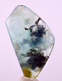 75cts GEM BLUE OPAL SCENIC TUMBLED PERU SEASCAPE JEWELRY BB481