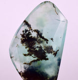 75cts GEM BLUE OPAL SCENIC TUMBLED PERU SEASCAPE JEWELRY BB481