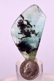 75cts GEM BLUE OPAL SCENIC TUMBLED PERU SEASCAPE JEWELRY BB481