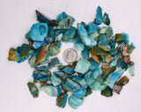 170grs BLUE OPAL ROUGH Peru Scenic Quality Jewelry Collector OB155