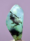 75cts GEM BLUE OPAL SCENIC TUMBLED PERU SEASCAPE JEWELRY BB481
