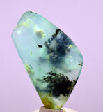 75cts GEM BLUE OPAL SCENIC TUMBLED PERU SEASCAPE JEWELRY BB481