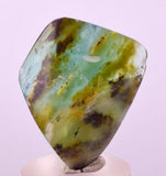41.5cts GEM BLUE OPAL SCENIC TUMBLED PERU SEASCAPE JEWELRY BB482