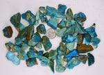 165grs BLUE OPAL ROUGH Peru Scenic Quality Jewelry Collector OB156