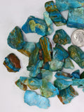 165grs BLUE OPAL ROUGH Peru Scenic Quality Jewelry Collector OB156