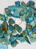 165grs BLUE OPAL ROUGH Peru Scenic Quality Jewelry Collector OB156