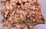 12.4cms NATURAL SCULPTURE ROSE QUARTZ DRUZY BRIGHT CRYSTALS BOTRYOIDAL PERU NEW FIND QB120