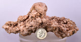 12.4cms NATURAL SCULPTURE ROSE QUARTZ DRUZY BRIGHT CRYSTALS BOTRYOIDAL PERU NEW FIND QB120