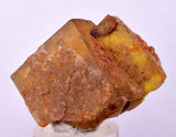 4.5cms GEM YELLOW FLUORITE SHINY CRYSTAL AHOULI MOROCCO MINERAL SPECIMEN KB70