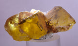5.2cms GEM YELLOW FLUORITE SHINY CRYSTAL AHOULI MOROCCO MINERAL SPECIMEN KB71
