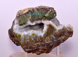 10cms DRUZY CHRYSOCOLLA QUARTZ CRYSTAL LILY MINE PERU 2000 YEAR DB291