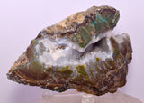 10cms DRUZY CHRYSOCOLLA QUARTZ CRYSTAL LILY MINE PERU 2000 YEAR DB291