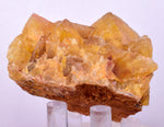 5.2cms GEM YELLOW FLUORITE SHINY CRYSTAL AHOULI MOROCCO MINERAL SPECIMEN KB72