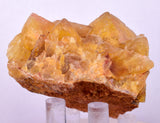 5.2cms GEM YELLOW FLUORITE SHINY CRYSTAL AHOULI MOROCCO MINERAL SPECIMEN KB72