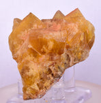 5.2cms GEM YELLOW FLUORITE SHINY CRYSTAL AHOULI MOROCCO MINERAL SPECIMEN KB72