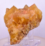 5.2cms GEM YELLOW FLUORITE SHINY CRYSTAL AHOULI MOROCCO MINERAL SPECIMEN KB72