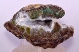 10cms DRUZY CHRYSOCOLLA QUARTZ CRYSTAL LILY MINE PERU 2000 YEAR DB291