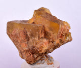 3.7cms GEM YELLOW FLUORITE SHINY CRYSTAL AHOULI MOROCCO MINERAL SPECIMEN KB73