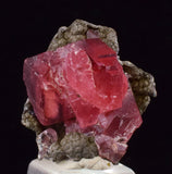 2.1cm RHODOCHROSITE CRYSTALS PERU OLD STOCK UCHUCCHACUA MINERAL SPECIMEN RB731