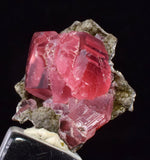 2.1cm RHODOCHROSITE CRYSTALS PERU OLD STOCK UCHUCCHACUA MINERAL SPECIMEN RB731