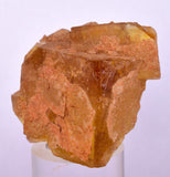 4.9cms GEM YELLOW FLUORITE SHINY CRYSTAL AHOULI MOROCCO MINERAL SPECIMEN KB74
