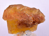 4.9cms GEM YELLOW FLUORITE SHINY CRYSTAL AHOULI MOROCCO MINERAL SPECIMEN KB74