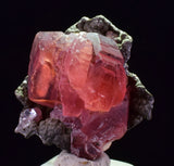 2.1cm RHODOCHROSITE CRYSTALS PERU OLD STOCK UCHUCCHACUA MINERAL SPECIMEN RB731