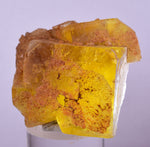4.9cms GEM YELLOW FLUORITE SHINY CRYSTAL AHOULI MOROCCO MINERAL SPECIMEN KB74